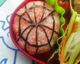 キャラ弁*スパイダーマンのおにぎり弁当作り方6写真