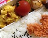 お弁当に！ニンニクラー油入りスクランブル作り方1写真