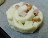 HBいらず、ベーコンとチーズの手ごねパン作り方12写真