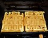 チョコチップワッフル作り方7写真