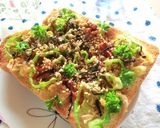 ピーマン・ツナ・塩昆布のカレートースト作り方6写真