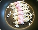 【えのきのベーコン巻き】ポン酢でさっぱり作り方3写真