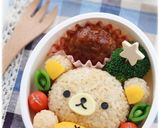 リラックマおにぎり＊キャラ弁作り方6写真