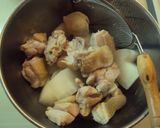 昆布茶でつくる鶏肉と大根のうま塩煮作り方6写真
