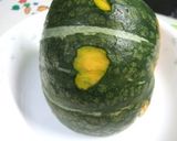 チーズクリームで【かぼちゃのグリル焼き】作り方1写真