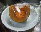 チーズクリームで【かぼちゃのグリル焼き】作り方2写真