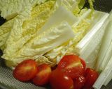 角切りフィレ肉の野菜炒め作り方2写真