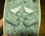 キャラ弁☆ゲゲゲの鬼太郎のぬりかべ作り方3写真