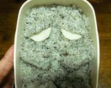 キャラ弁☆ゲゲゲの鬼太郎のぬりかべ作り方4写真