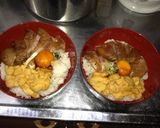 素晴らしい海鮮丼卵黄醤油漬け乗せ作り方4写真