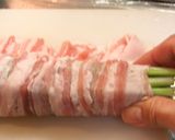 ニラとチーズの豚バラ巻き☆作り方3写真