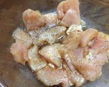 鶏ムネ☆味噌マヨ作り方1写真