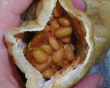 油揚げに納豆とキムチを閉じ込めました！作り方4写真