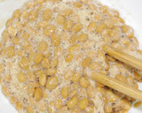 油揚げに納豆とキムチを閉じ込めました！作り方2写真