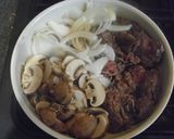 牛バタ丼作り方3写真