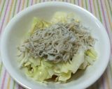 キャベツのおひたししらすのせ作り方2写真