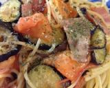 ナスとトマトの和風パスタ作り方3写真