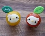 キャラ弁飾り・プチトマトで＊林檎キティ作り方5写真