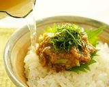 鰹なめろうのだし茶漬け作り方3写真