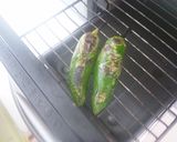 焼きピーマンとオクラのおかかポン酢作り方1写真