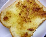 もろみ味噌とブロッコリーの大葉トースト作り方2写真