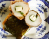 簡単お弁当♬チーズ入りちくわのり巻き作り方7写真