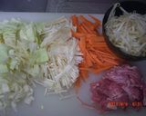 シンプル酸辣湯スープ～♪作り方1写真