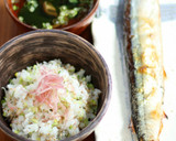 さんま塩焼き♡みょうがの酢飯で頂きます♪作り方8写真