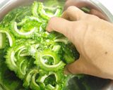 ➏　ゴーヤの肉味噌炒め　➏作り方3写真