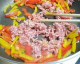 ➏　ゴーヤの肉味噌炒め　➏作り方6写真