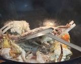 海蟹炒年糕作り方3写真
