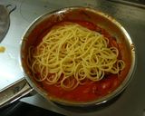 海老の★トマトクリームパスタ★作り方5写真