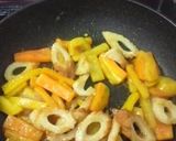 ＊パプリカとちくわの甘味噌炒め＊作り方3写真