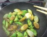 *はすとししとうのバター醤油炒め*作り方4写真