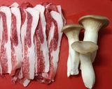 エリンギくるくる(@_@)豚肉巻き作り方1写真