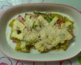 カボチャとアスパラのチーズパン粉焼き作り方5写真