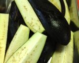 塩こんぶ入り＊なすの鶏そぼろ餡かけ作り方1写真