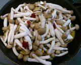 かぼちゃとキノコのカレー粉蒸し作り方3写真