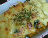 カボチャとアスパラのチーズパン粉焼き作り方10写真