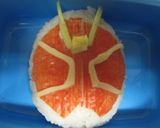 仮面ライダーウィザードのキャラ弁作り方3写真