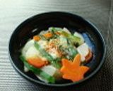 大根&ニラ&チーズのポン酢七味かけ作り方6写真