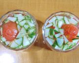 ミニトマトの鶏白だしゼリー作り方3写真