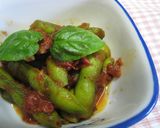 レンジおつまみ 枝豆 本格トマトソース味作り方5写真