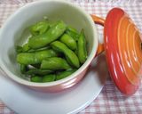 レンジおつまみ　えだ豆　ペペロンチーノ風作り方5写真