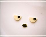 ガオー！ロールパンdeオオカミ君サンド♪作り方5写真