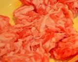✿塩昆布で豚肉とトマトとチーズのサラダ✿作り方1写真