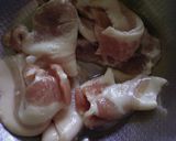 焼きネギ・しょうがたっぷり　豚バラつけ汁作り方1写真