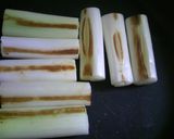 焼きネギ・しょうがたっぷり　豚バラつけ汁作り方3写真