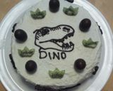 簡単♪恐竜ケーキデコ作り方6写真