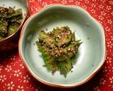 うりずん四角豆の和えたん　京都カフェ作り方7写真